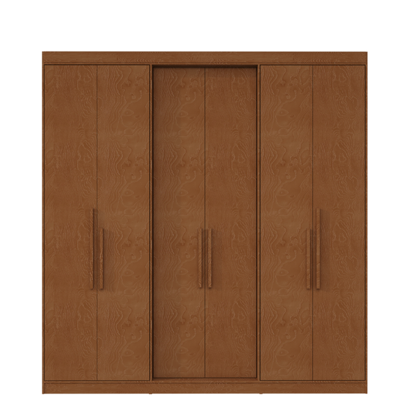 Guarda Roupa Casal 6 Portas PH1804 Herval - Carvalho