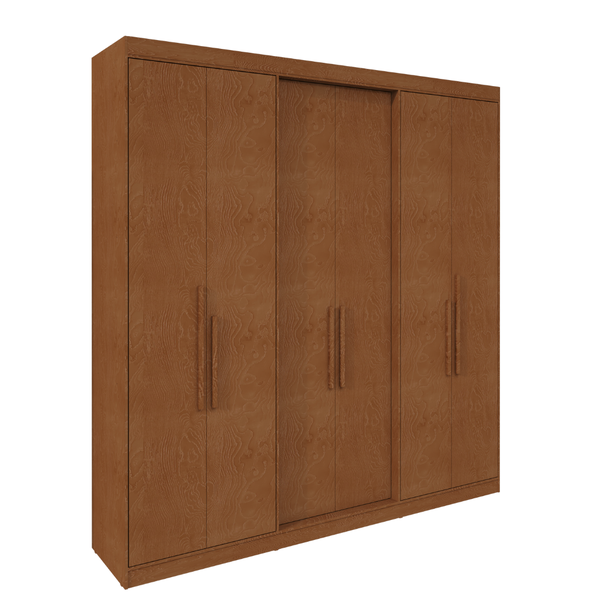 Guarda Roupa Casal 6 Portas PH1804 Herval - Carvalho