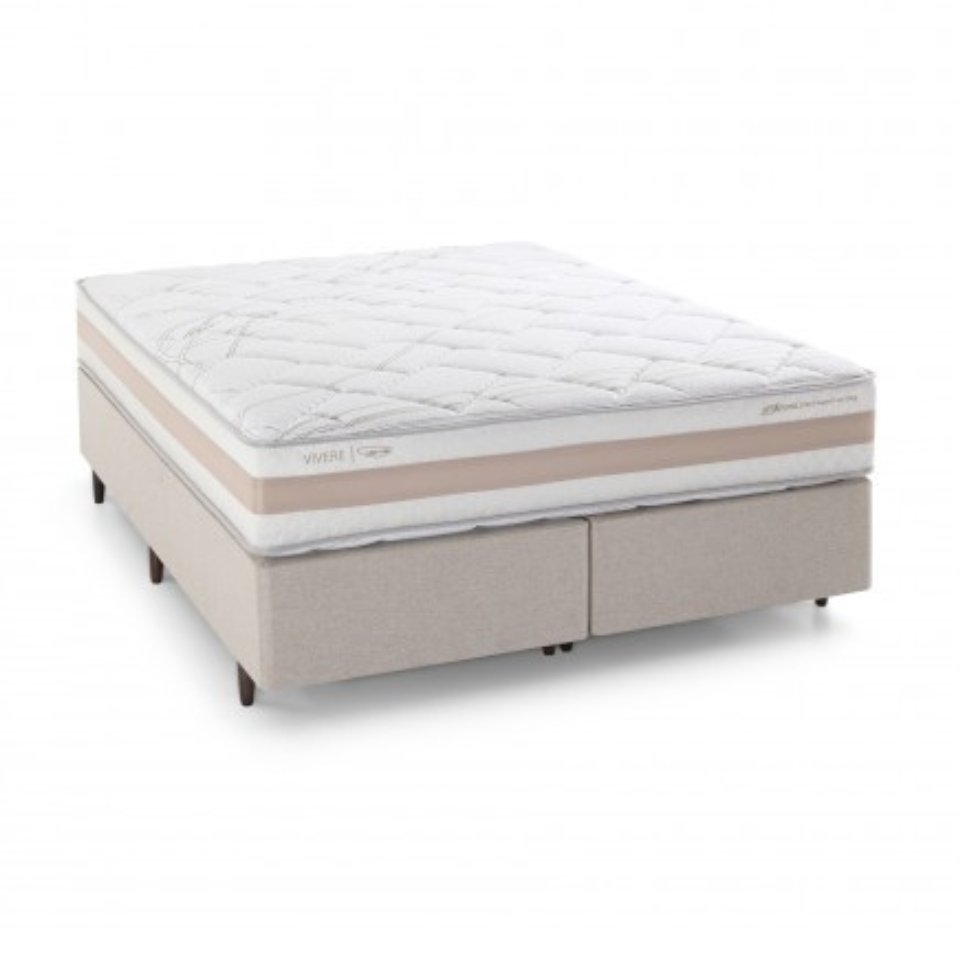 ウェルパワー Colchão KingSize Molas Ensacadas Dupla Face 150kg Herval 1,93x2,03