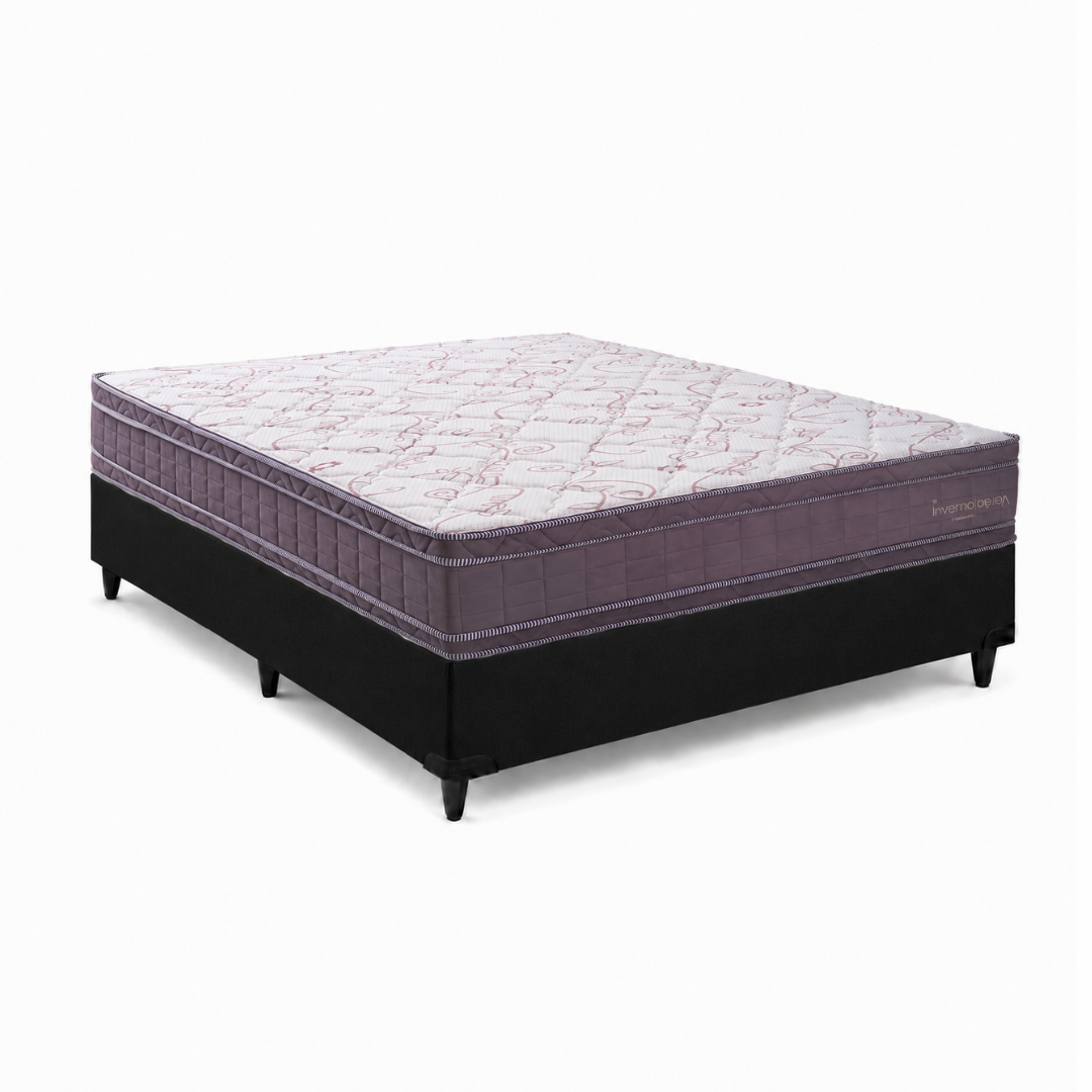 寝具 Cama Box E Colchão Inverno Verão Molas Kappesberg Casal 138
